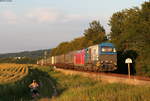 273 013-3 und 185 009-8 mit einem Ambrogio KV Zug bei Kilchberg 22.8.17