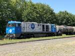 Vossloh G 2000BB der EGP in Plau am See am 25.06.2024