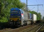 MaK 2000 BB , KV 1029 Vossloh mit leere GZ-Wagen kurz vor  BO Nokia nach Bochum Nord.(07.05.2008)