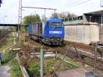 Eine MAK G 2000 der RBH bei der Fahrt durch den Bahnhof Gladbeck-West am 25.