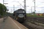 V201 der Rurtalbahn (Vossloh G2000BB) am 27.04 2009 im Bahnhof Aachen-West