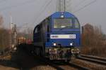 RBH 903 mit einem gemischten Gterzug in Gelsenkirchen-Bismarck am 04.03.2011