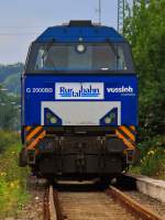 Portrait der 272 410-2 (V206) von der Rurtalbahn in Aachen West, das Bild wurde am 17.07.2012 an der alten Laderampe an dem Gleisbogen gemacht.