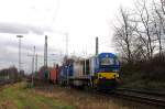 G2000 mit einem Containerzug in Oberhausen Sterkrade (28.02.2007)