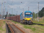 Mit Verspätung erreichte die 273 014,am 19.Juni 2016,den Bahnhof Bergen/Rügen.Weiter nachdem Halt ging es nach Klementelvitz.