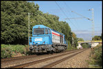 Solo auf der Rollbahn auf dem Weg zur Georgsmarienhütte! - OHE 1028 hier am 28.09.2016 bei Osnabrück - Hellern!