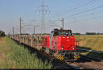 275 027-1 (Lok 1025 | MaK G 1206) fährt mit leeren Autotransportwagen der BLG Logistics Group AG & Co. KG bei Braschwitz Richtung Halle (Saale).

🧰 Alpha Trains Belgium NV/SA, vermietet an die Regiobahn Bitterfeld Berlin GmbH (RBB)
🚩 Bahnstrecke Magdeburg–Leipzig (KBS 340)
🕓 17.6.2021 | 19:26 Uhr