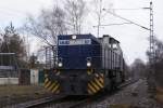 Mak G 1206 RBH 807 als Lz in Recklinghausen Hochlermark am 14.02.2009