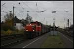 RBH 804 (MaK G1206 804) durchfhrt mit einem Gz Duisburg-Rheinhausen