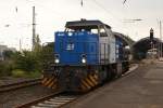 MaK G1206 der Regental Cargo bei der Abfahrt in Krefeld auf dem Weg nach Plattling am 03.09.2010