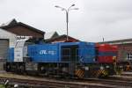 CFL 1582 am 23.6.13 abgestellt bei Vossloh in Moers.