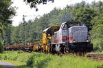 ESLNL 277 808-2 am BÜ km 107,566 Deininghauser Weg in Castrop-Rauxel 11.7.2024