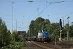 G1700 von VPS am 16.7.2010 in Bremen Neustadt mit einem Stahlzug.