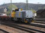 Fast noch neu am 02.04.2012, die G 1700 BB 277 031-1 von Schweerbau - Zwischen Vlklingen und Bous wurde gebaut und die Gleise und der Schotter auf der KBS 685 werden erneuert.