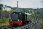 V36 412 in Wuppertal Steinbeck, am 03.10.2019.