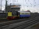 V 36 005 mit DEV T 2 302 001 am Haken ,Einfahrt im Dortmunder Hbf.,Gleis 8 (09.03.2008)