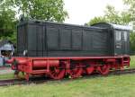 Thringer Eisenbahnverein - V 36 032 im  Alten Bahnbetriebswerk Weimar am 25.05.2013.