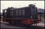 Eisenbahn Fahrzeug Schau am 5.4.1992 in Menden im Sauerland: Ausgestellt wurde auch die V 35204
