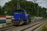 ESG 1 (275 117-0) am 17.08.2021 im Bahnhof Sachsenheim.
