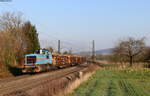 575 002-7 alias V102 mit dem ER 55287 (Herbolzheim-Freiburg(Brsg)Gbf) bei Kollmarsreute 19.3.20