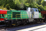 580 010-3 D-UTLD / Gmeinder D 100 BB / Umwelt- und Transportlogistik GmbH / Bahnhof Horb am Neckar / 26.09.2023