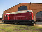  Deutsche Railsystems  107 018-4 am 25.04.2011 im Bw Arnstadt.
