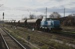 Zu meiner berraschung fuhr die  Poseidon  der Hafen Halle GmbH am 26.11.2009 durch Magdeburg Hbf.in Richtung Magdeburg Rothensee.