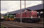 Bahnhofsfest am 5.4.1992 in Menden: Ausgestellt DB 290272