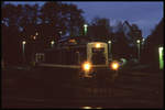 Am 9.10.1992 zeigt sich die blaue Stunde dem Ende zu, als ich im BW Bebra 290062 im Bild fest halte.
