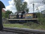 291 034 am 12.05.19 auf dem Gelände der Museumseisenbahn Hamm