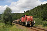 294 781-0 mit dem ER 55075 (Zellstoffwerk-Ulm Söflingen) bei Arnegg 1.8.19