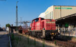 294 756 rangiert Güterwagen im Kehler Hafen 19.7.24