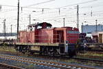 DB Cargo AG, Mainz mit ihrer  294 727-3  (NVR:  98 80 3294 727-3 D-DB ) bei Rangiertätigkeiten am 17.09.24 Höhe Bahnhof Cottbus Hbf.