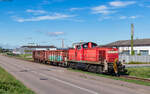 294 665 mit E-Wagen im Kehler Hafen 6.9.24