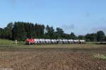 294 795 mit dem Flaschenzug am 28.08.2014 bei Garching.