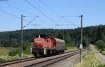 294 811-5 mit dem EK 55837 (Villingen(Schwarzw)-Neustadt(Schwarzw)) bei Aufen 10.7.15