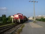 Am 04.06.2007 holt 294 716 imm PA AKW-Hirschau einige Wagen ab. (Strecke Amberg-Schnaittenbach)