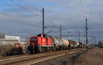 294 602 rollte am 05.02.20 mit der Übergabe aus Bitterfeld durch Landsberg zum Rbf Halle(S).