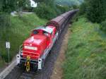 Br.294 681-2 fuhr mit dem tglichen Gterzug von Aalen nach Giengen(Brenz) ber Oberkochen, Knigsbronn, Heidenheim.