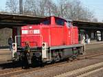 294 154-0 bei der Durchfahrt im Bahnhof Herne am 12.3.07