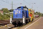 Metrans 295 082-2 mit TKSE 875 (505 129-3) am Haken in Haltern am See 5.7.2018 