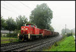 Am 3.9.2006 war 295056 mit einem Güterzug nahe Westerkappeln - Velpe in Richtung Osnabrück unterwegs.