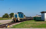 295 072 mit einem Drahtrollenzug im Kehler Hafen 20.9.24