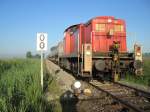 Die 295 051 auf der Nord-Strecke in Wilhelmshaven