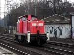 295 018-6 fuhr solo am 14.02.14 durch hh-harburg