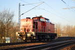 DB Cargo Deutschland AG mit 298 329-4 (9880 3 298 329-4 D-DB) am 18.02.19 Berlin-Wuhlheide.