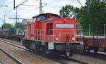 DB Cargo AG mit  298 320-3  [NVR-Nummer: 98 80 3298 320-3 D-DB] am 21.06.19 Bahnhof Golm bei Potsdam.