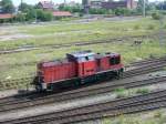 298 320 rangiert am 22.08.07 im Rangierbahnhof Halle/Saale