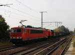 24.9.2014 Zepernick. 155 015 und 298 329 Richtung Eberswalde Hbf.