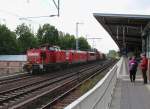 29.5.15 Berlin-Buch. 298 334 - 185 050 - 155 096 mit Dienstzug nach Eberswalde